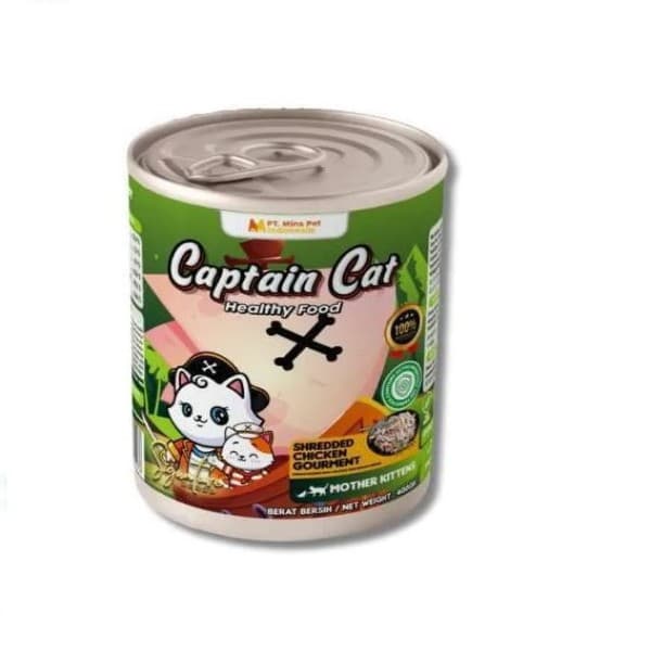 Captain Cat Can Food Mother Kittens Chicken Gourment