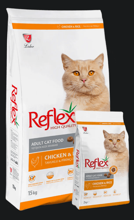 Reflex HiGH-QUALITY Adult Cat Food Chicken & Rice 2Kg